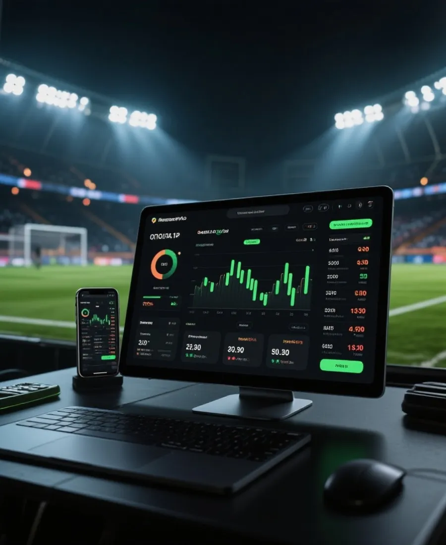 世界盃即時賠率工具介面示意圖